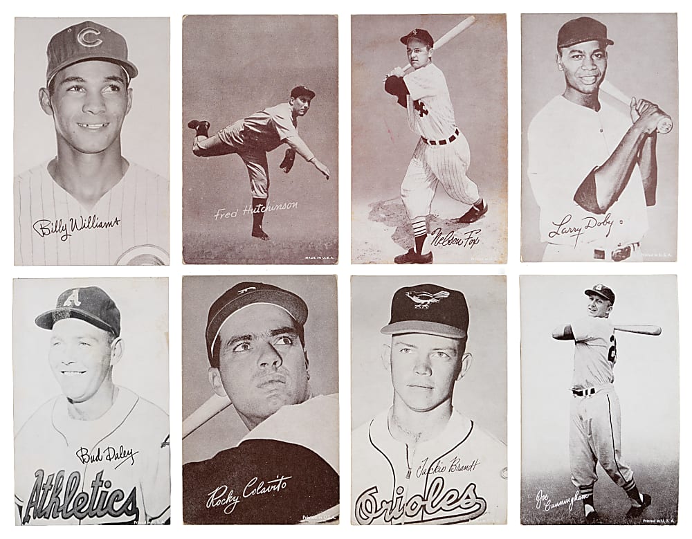 1947-1966 Exhibits Collection (200+) with (30+) Hall of Famers