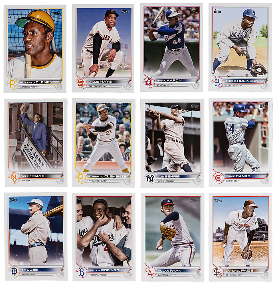2022 Topps Legends Variations Near Complete Set (57/65)