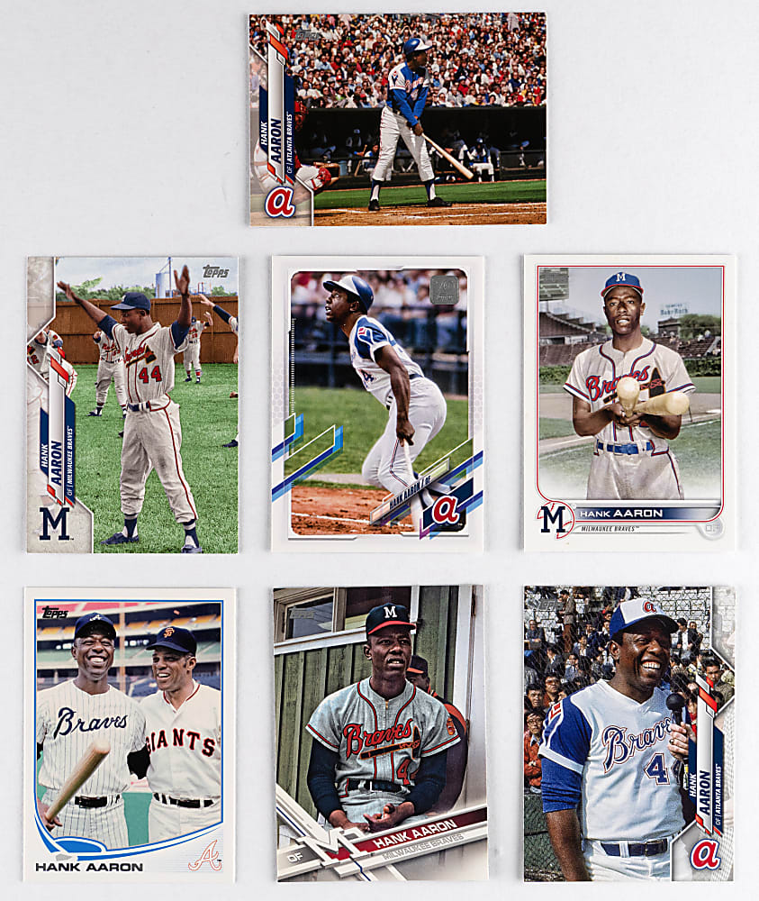 2013-2022 Topps Hank Aaron Super Shortprint (SSP) Collection (7) Different