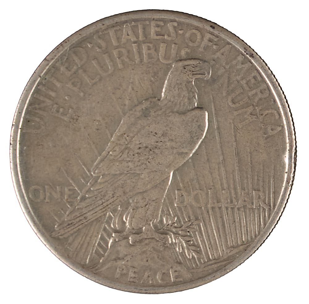 1920s-1950s Silver Coin Collection (26) with (9) Dollars Including 1921 Peace