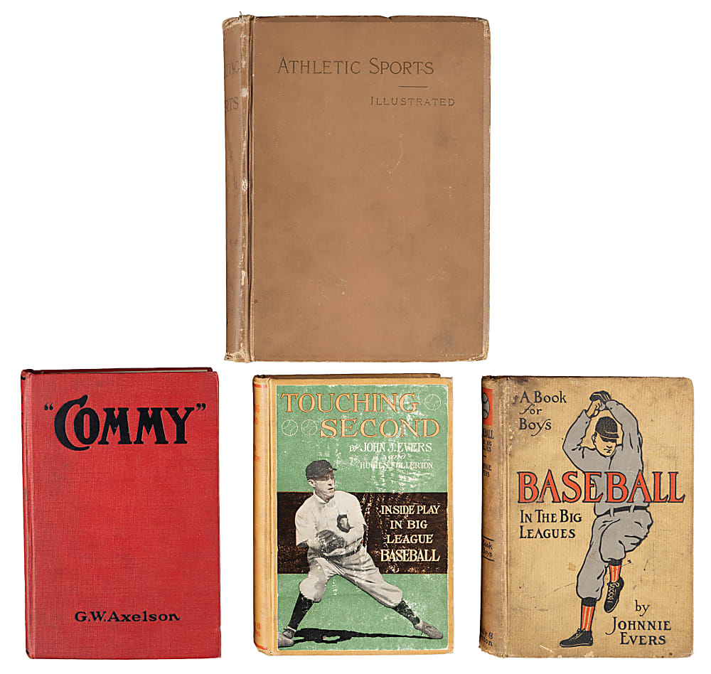 1889-1919 Hardcover Sports Books (4) with 1889 "Athletic Sports of America, England and Australia"