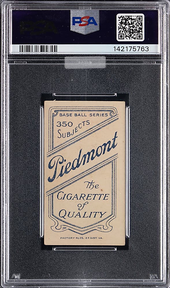 1909-1911 T206 White Border Ty Cobb Portrait Red Background PSA VG-EX 4 (MBA Gold Diamond)