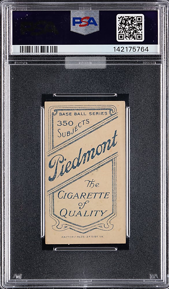 1909-1911 T206 White Border Ty Cobb Portrait Red Background PSA VG-EX 4  (MBA Silver Diamond)