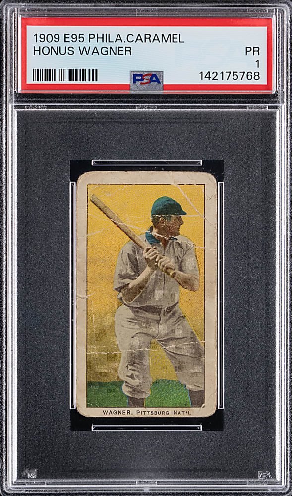 1909 E95 Philadelphia Caramel Honus Wagner PSA POOR 1