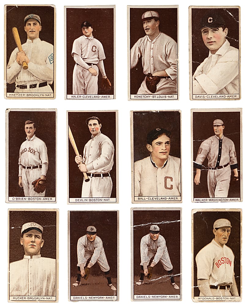 1912 T207 Brown Background Collection (23) with Shortprints