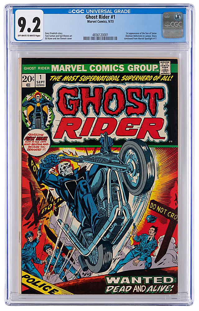 1973 Marvel Ghost Rider #1 - CGC 9.2