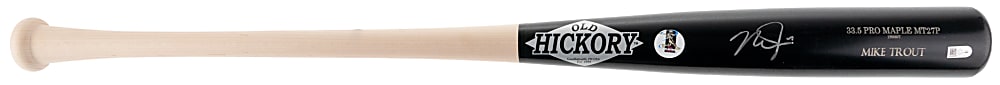 Mike Trout Signed Old Hickory Pro Maple MT27P Baseball Bat - MLB Authentic