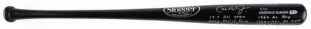 Gorgeous Cal Ripken Jr. Signed & 6X Inscribed Limited Edition (#15/24) Baseball Bat - MLB Authentic