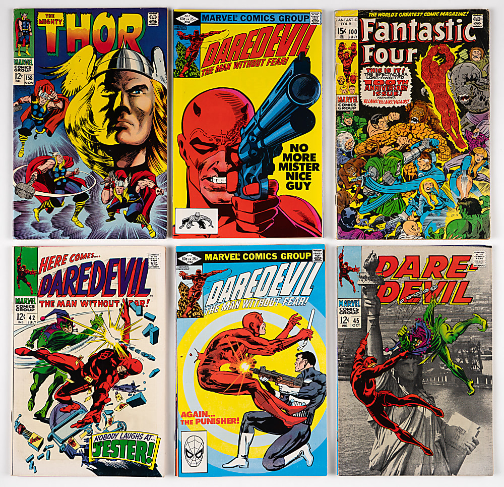 1960s-1990s Marvel/Independent Comics (63) with 1982 Frank Miller Wolverine Set (4)