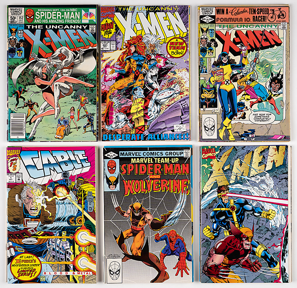 1960s-1990s Marvel/Independent Comics (63) with 1982 Frank Miller Wolverine Set (4)