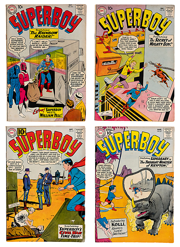 1958-1961 DC Superboy Comics (22) with (13) Adventure Comics & (9) Superboy