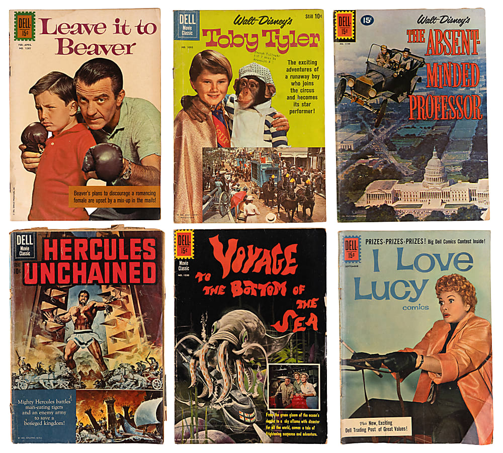 1950s-1960s Comic Book Treasure Chest (60+) with Westerns, TV Shows & Funnies
