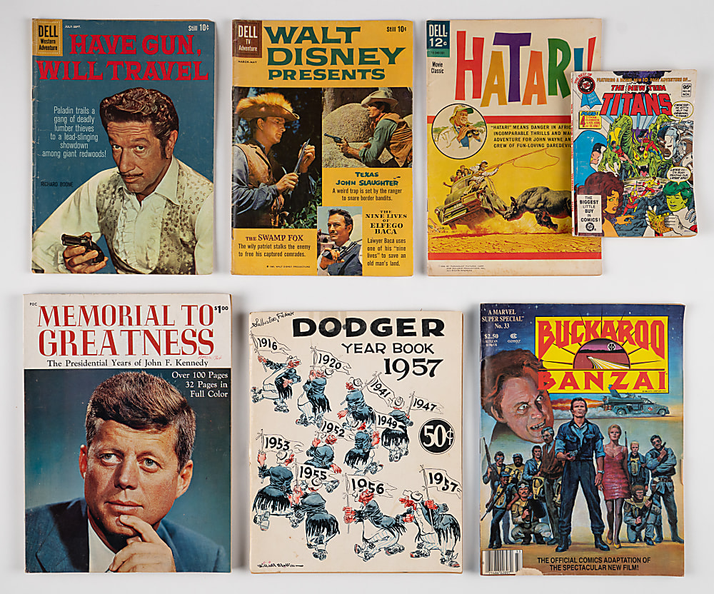 1950s-1960s Comic Book Treasure Chest (60+) with Westerns, TV Shows & Funnies