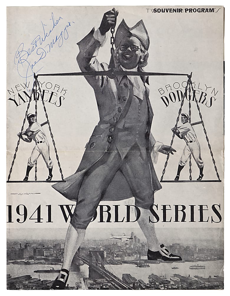 1959-1990 New York Yankees Old Timers Day Program Near Run (30) Plus Joe DiMaggio Signed 1966 Edition