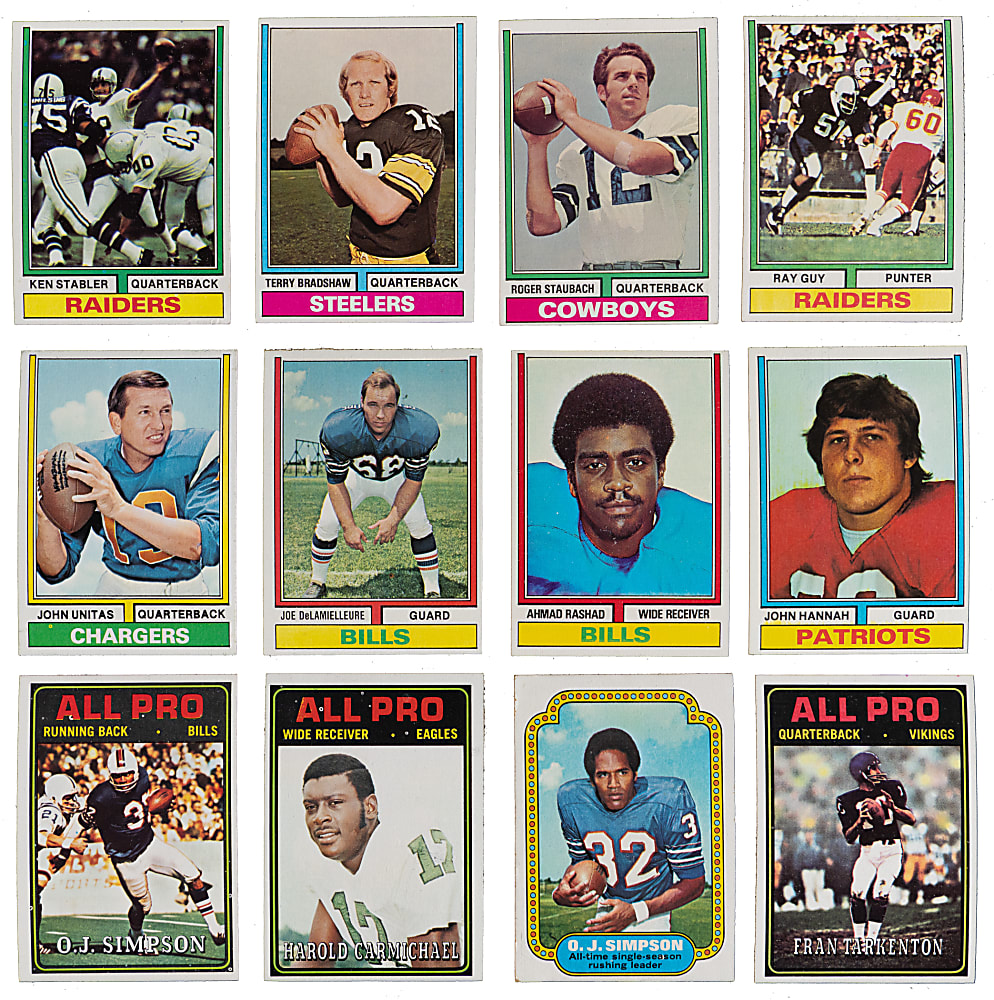 1974 Topps Football Complete Set (528)