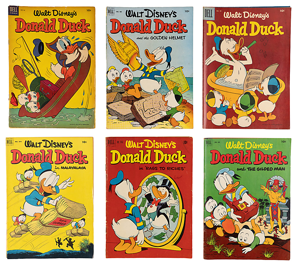 1951-1979 Dell/Gold Key Disney Comics (75) with Uncle Scrooge, Christmas Parade & Donald Duck