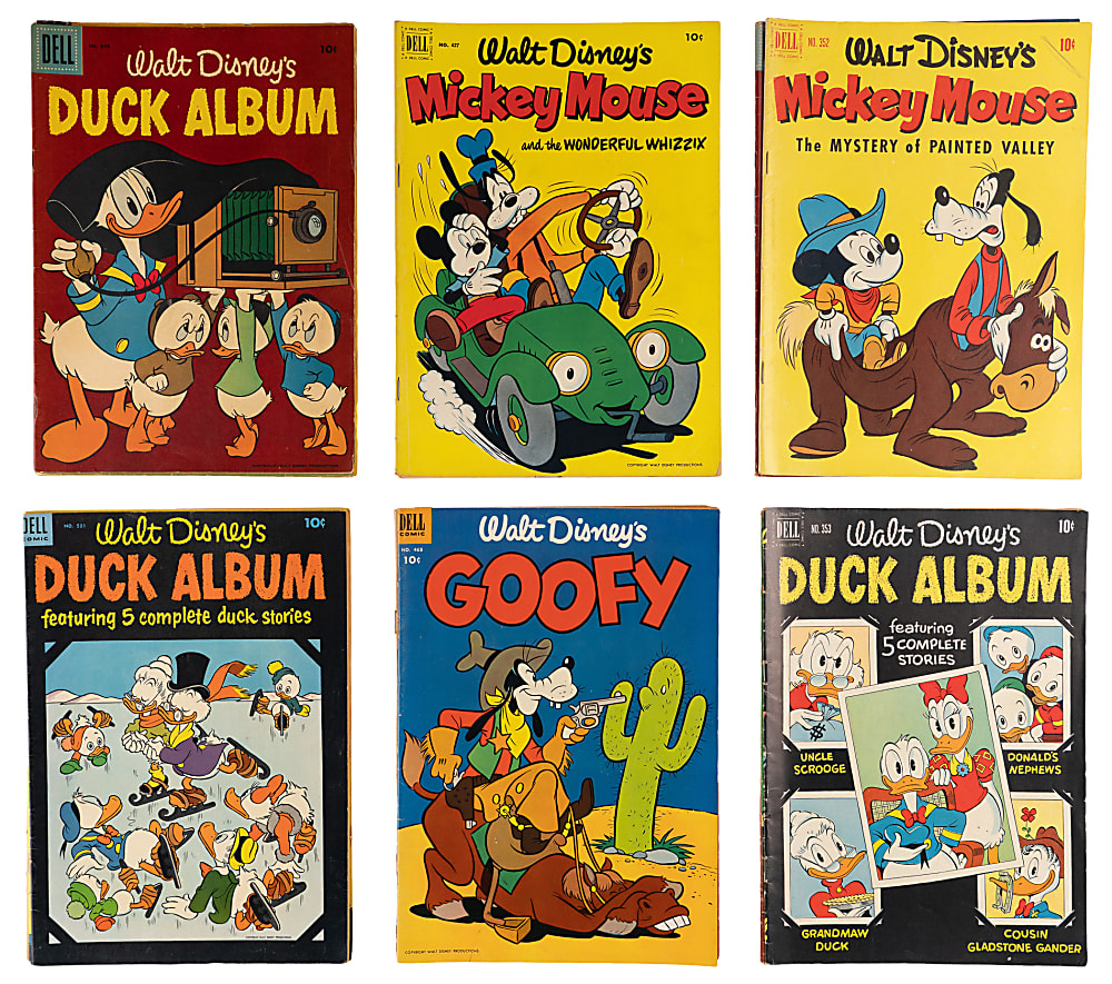 1951-1979 Dell/Gold Key Disney Comics (75) with Uncle Scrooge, Christmas Parade & Donald Duck