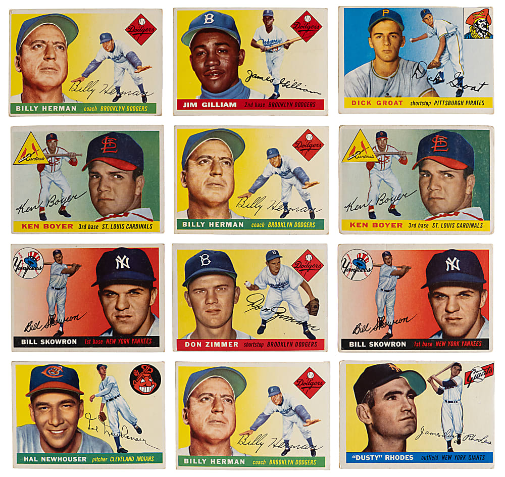 1955 Topps Collection (176) with Stars