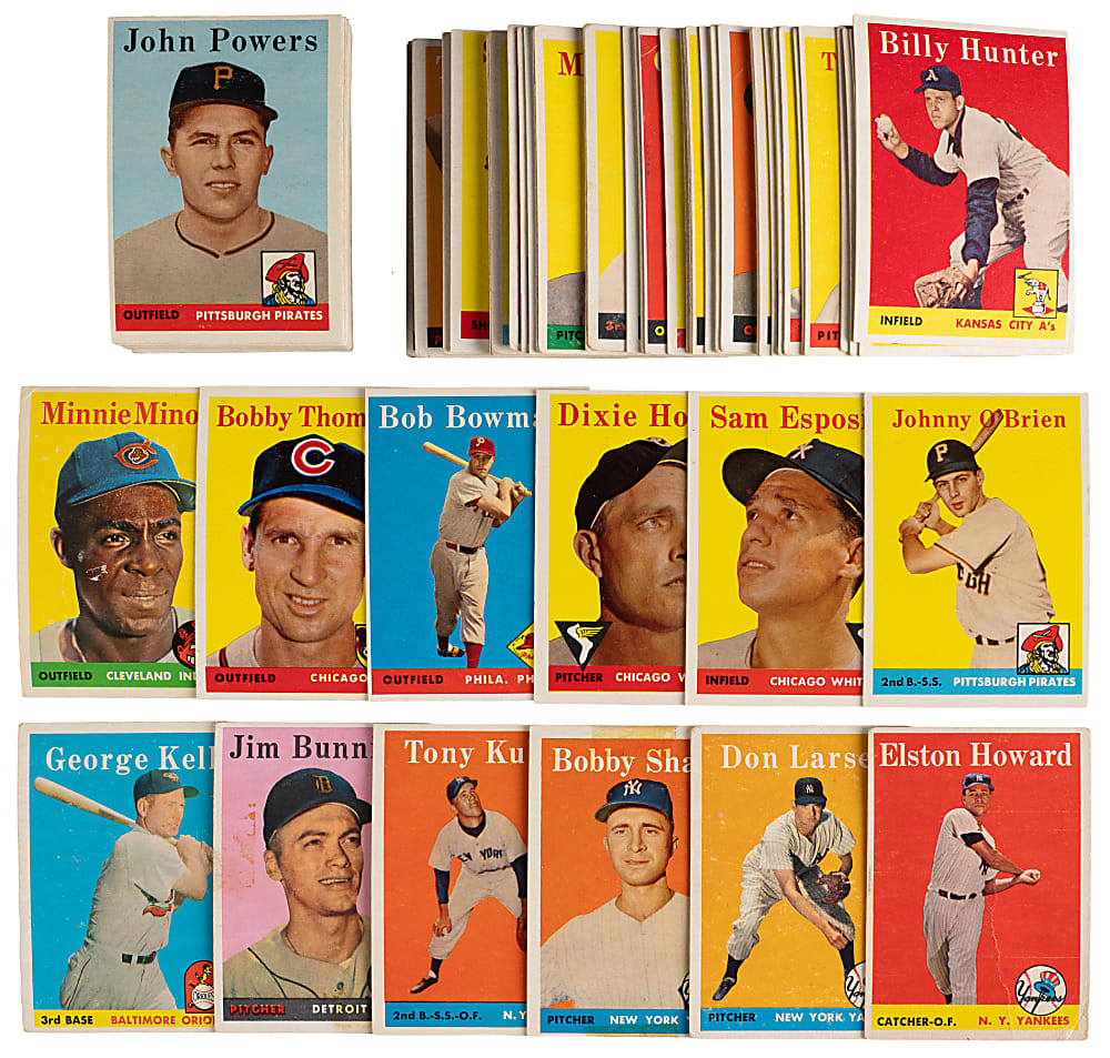 1958 Topps Collection (750+) with Hall of Famers & Stars