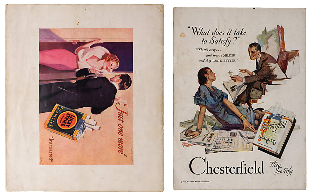 1933 World Series Program Pair with New York Giants & Washington Senators Versions