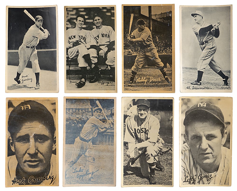 1936 R313 National Chicle Fine Pens & R314 Goudey Wide Pens Collection (42) with (10) Hall of Famers Including (2) Hank Greenberg