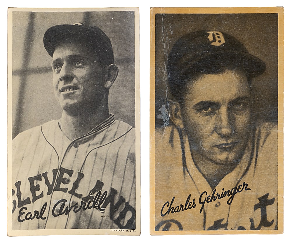 1936 R313 National Chicle Fine Pens & R314 Goudey Wide Pens Collection (42) with (10) Hall of Famers Including (2) Hank Greenberg