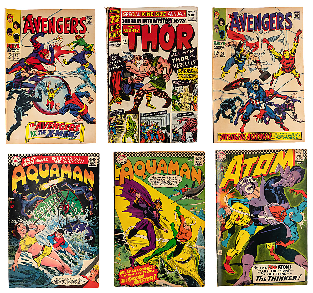 1960s-1990s DC/Marvel/Other Comic Book, Magazine and Calendar Treasure Chest (110+)