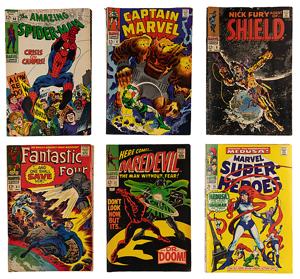 1960s-1990s DC/Marvel/Other Comic Book, Magazine and Calendar Treasure Chest (110+)