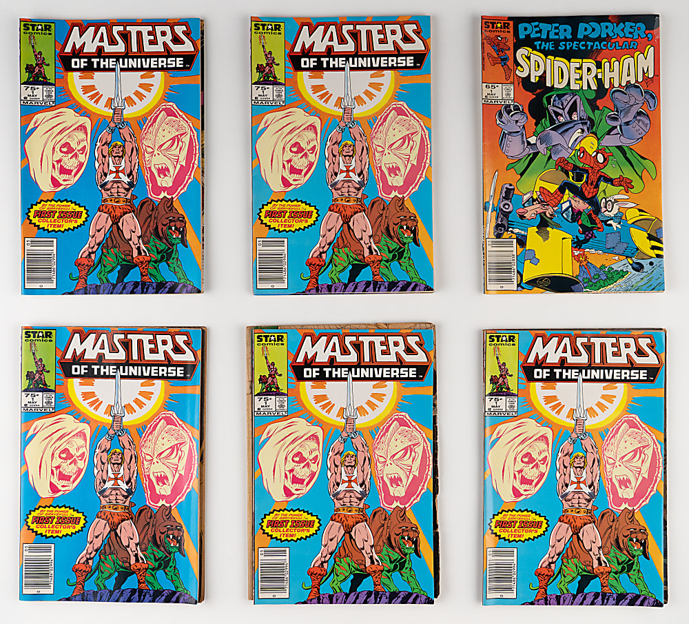 1960s-1980s Comic Book Treasure Chest (200+) with Amazing Spider-Man #41 1st Rhino & (6) 1986 Masters of the Universe #1