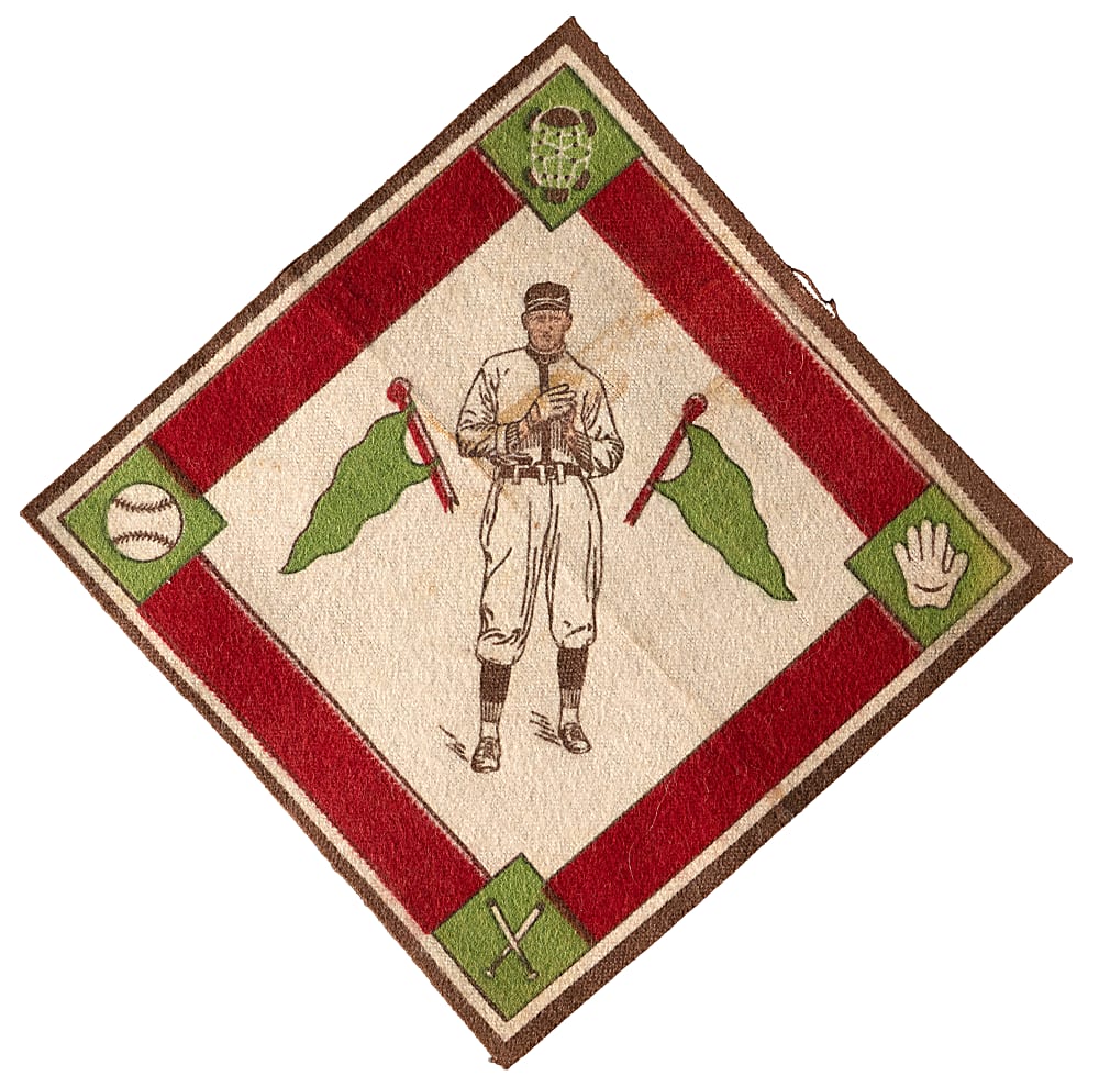 1914 B18 Blankets Walter Johnson Green Pennants