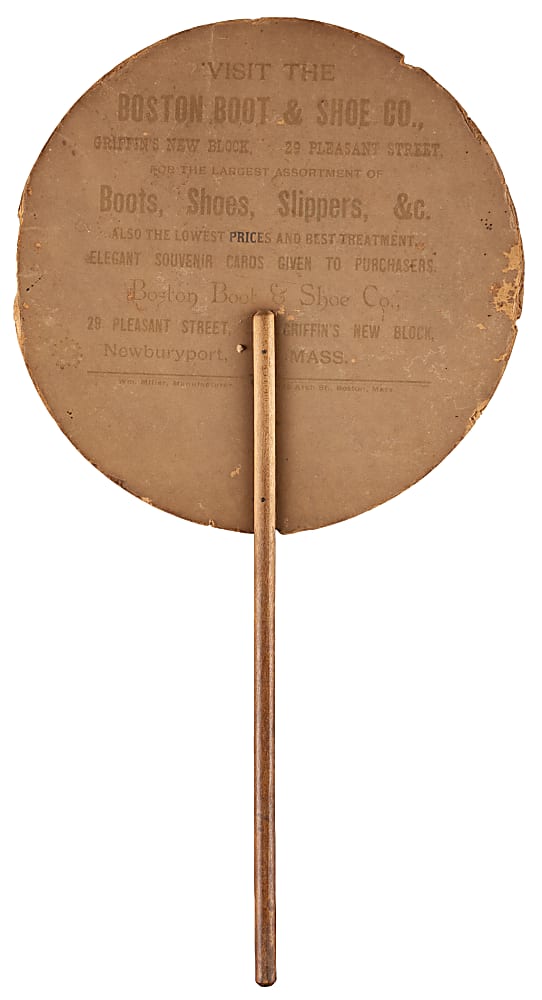 Circa 1880s J.H. Bufford's Sons Lithograph Advertising Giveaway Baseball Fan