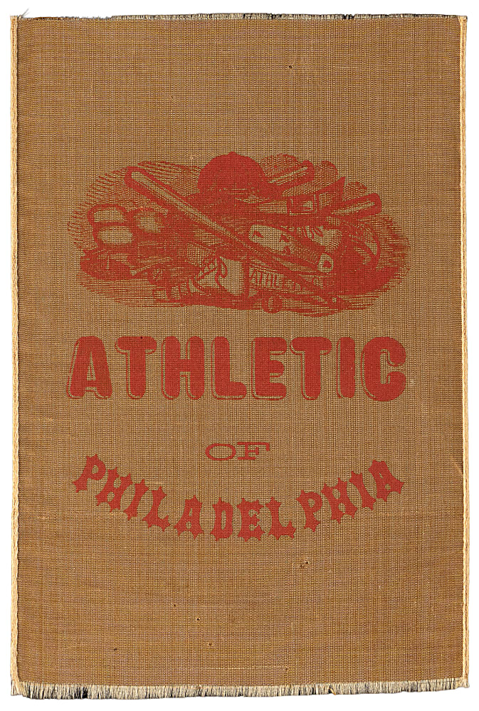 1860s-1870s Athletic of Philadelphia Baseball Silk Ribbon