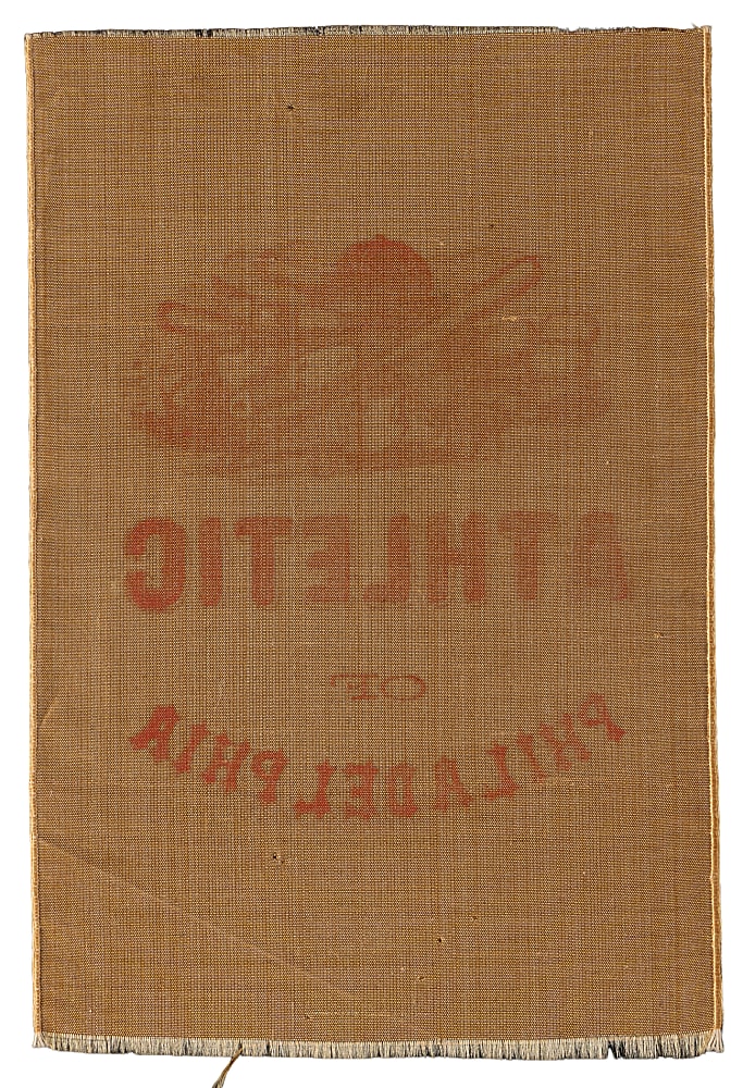 1860s-1870s Athletic of Philadelphia Baseball Silk Ribbon