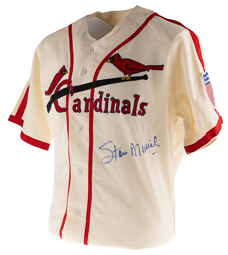Stan Musial Signed Mitchell & Ness Cooperstown Collection St. Louis Cardinals Jersey with Full JSA LOA