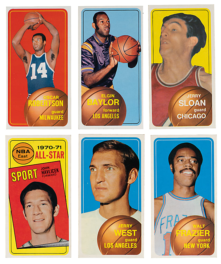 1970-1971 Topps Basketball Complete Set (175) - Clean!
