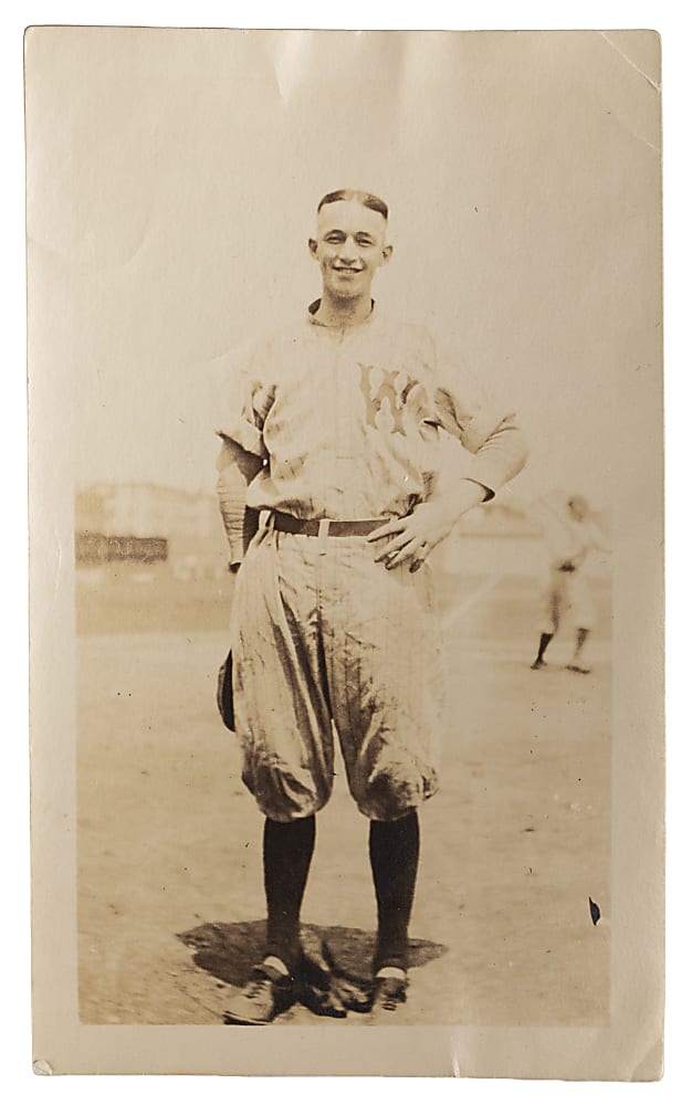 1921 Gabby Hartnett Worcester Boosters Photograph