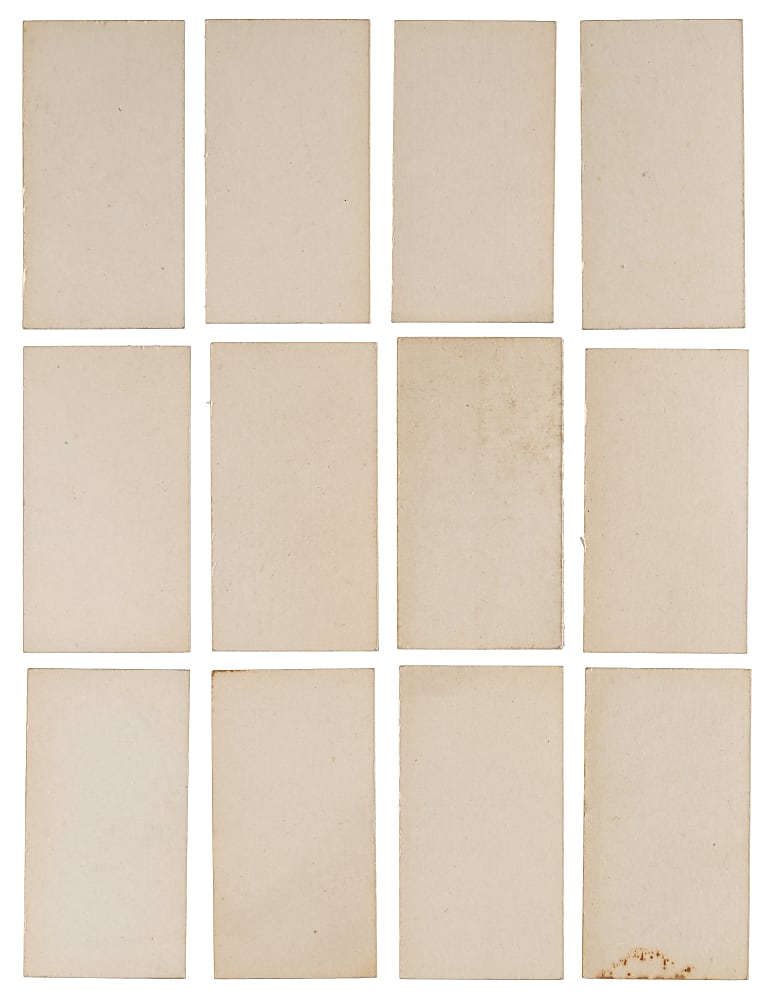 1916 M101-4 Sporting News Collection (18) - All Blank Backs with Clark Griffith