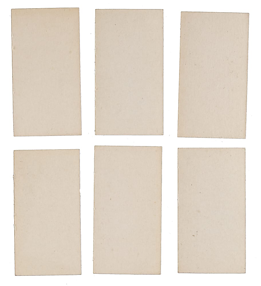 1916 M101-4 Sporting News Collection (18) - All Blank Backs with Clark Griffith