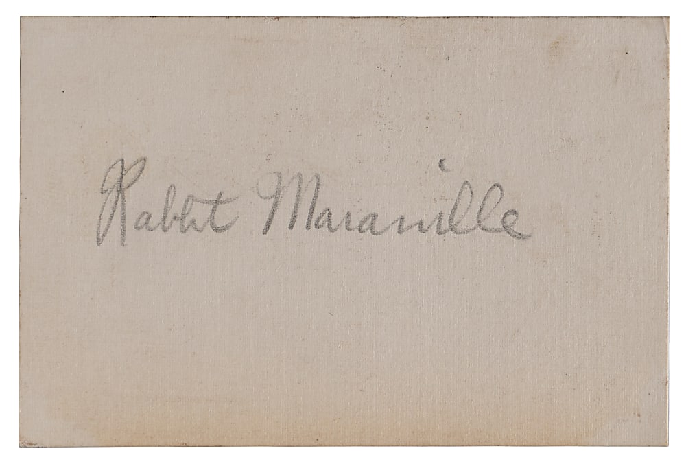Tough Rabbit Maranville Cut Signature