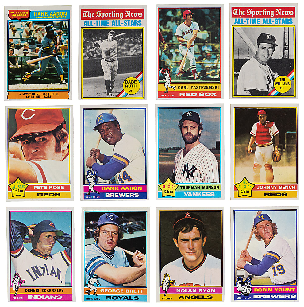 1976 Topps Complete Set (660) & Traded Set (44)