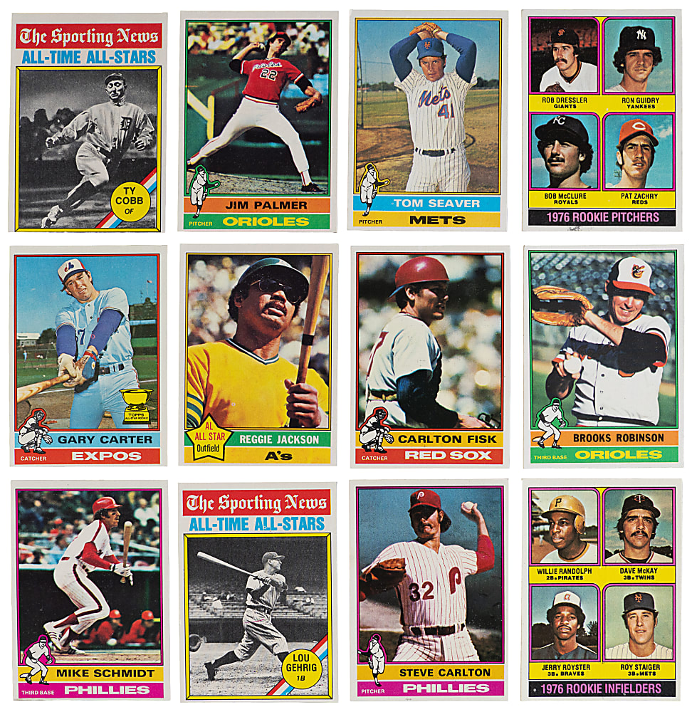1976 Topps Complete Set (660) & Traded Set (44)