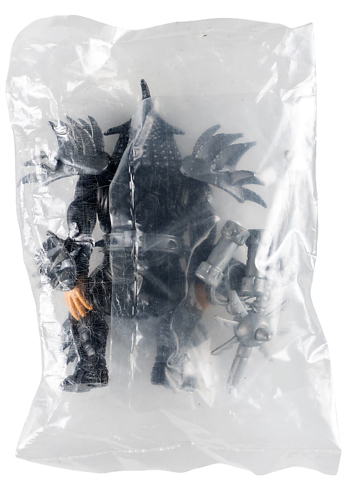1991 Chef Boyardee TMNT Black Super Shredder Scarce Mail Order Exclusive Action Figure in Unopened Bag