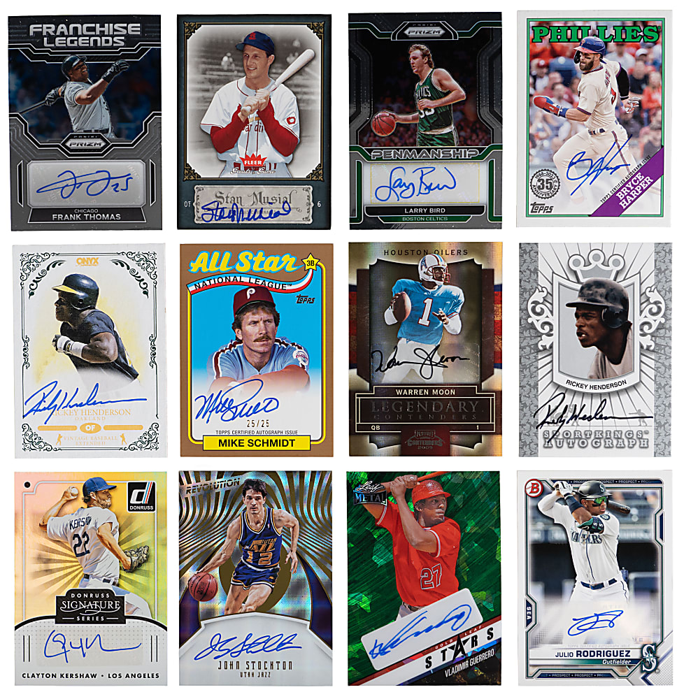Modern Multi-Sport Certified Autograph Collection (1,075+) with Stars