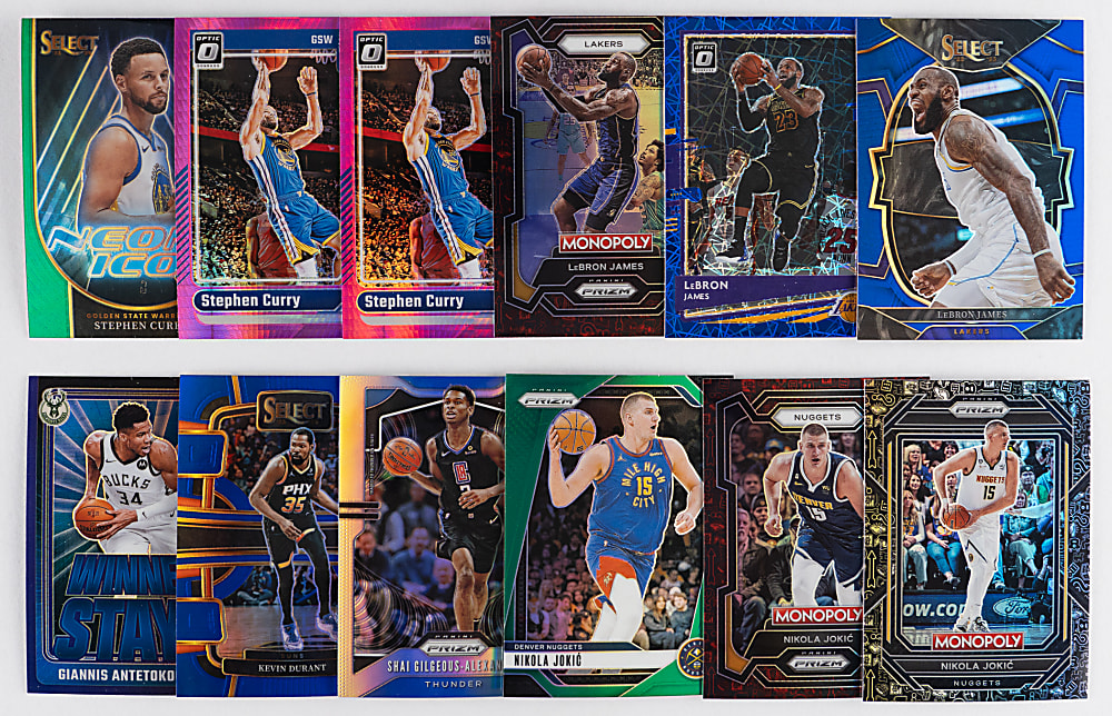 Modern Football & Basketball Prizm Parallel Collection (2,500+) with Stars