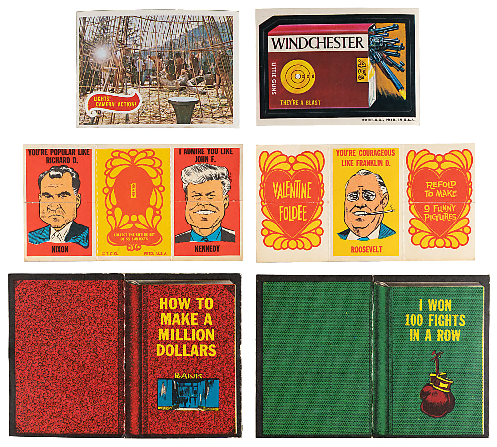 1963-1974 Non-Sports Collection (650+) with (300+) 1973-1974 Topps Wacky Packs Stickers/Cards including (36) Series 1