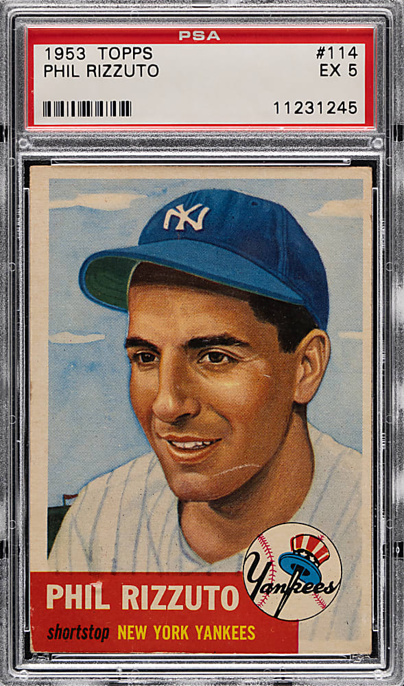1953 Topps #114 Phil Rizzuto PSA EX 5