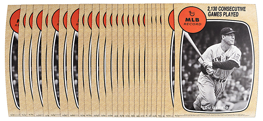 1971-Modern Lou Gehrig Collection (147) with (2) .999 Silver, Various Numbered & Inserts