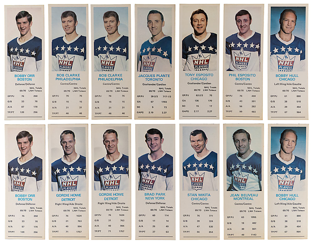 1970-1971 Dad's Cookies High-Grade Hockey Set Pair