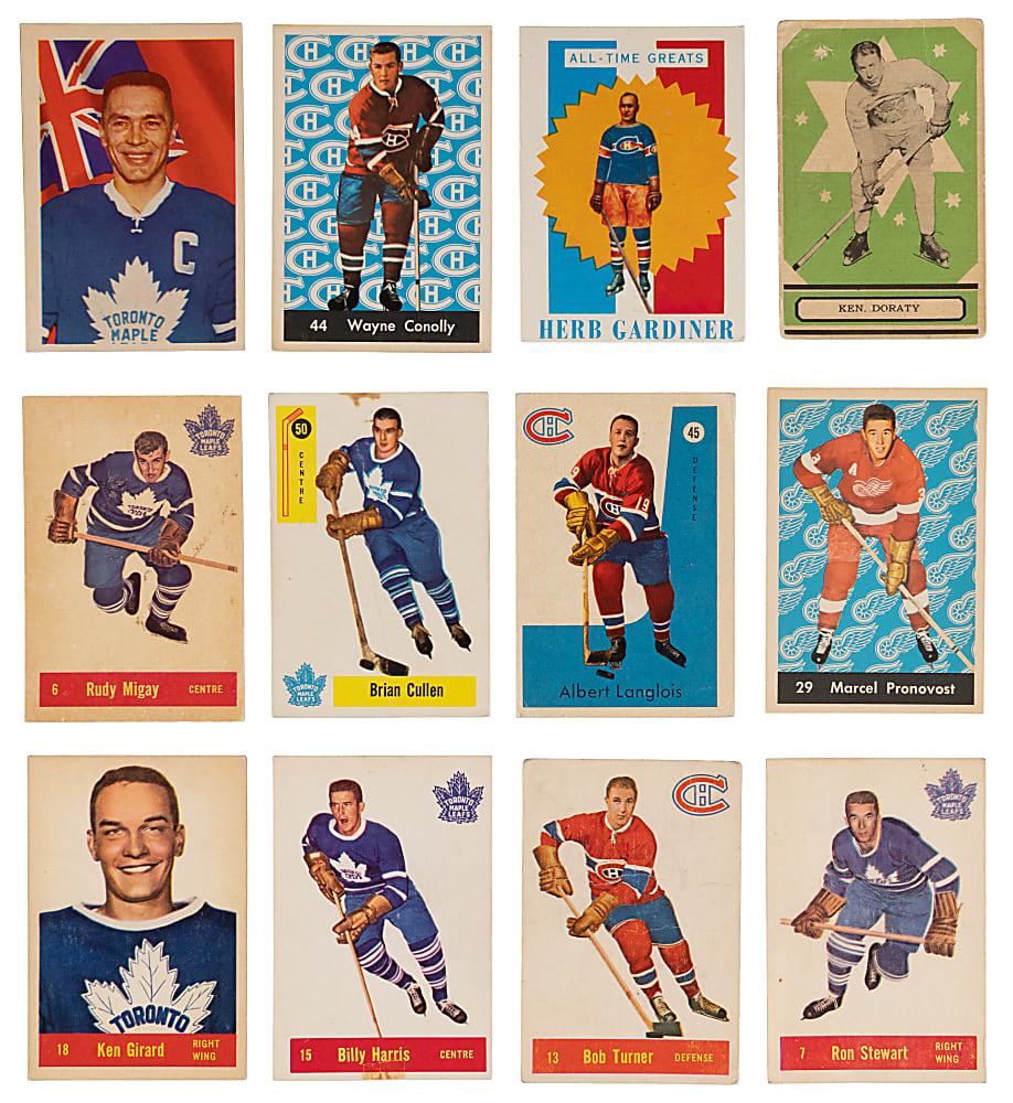 1933-1964 Vintage Hockey Collection (70) with Stars