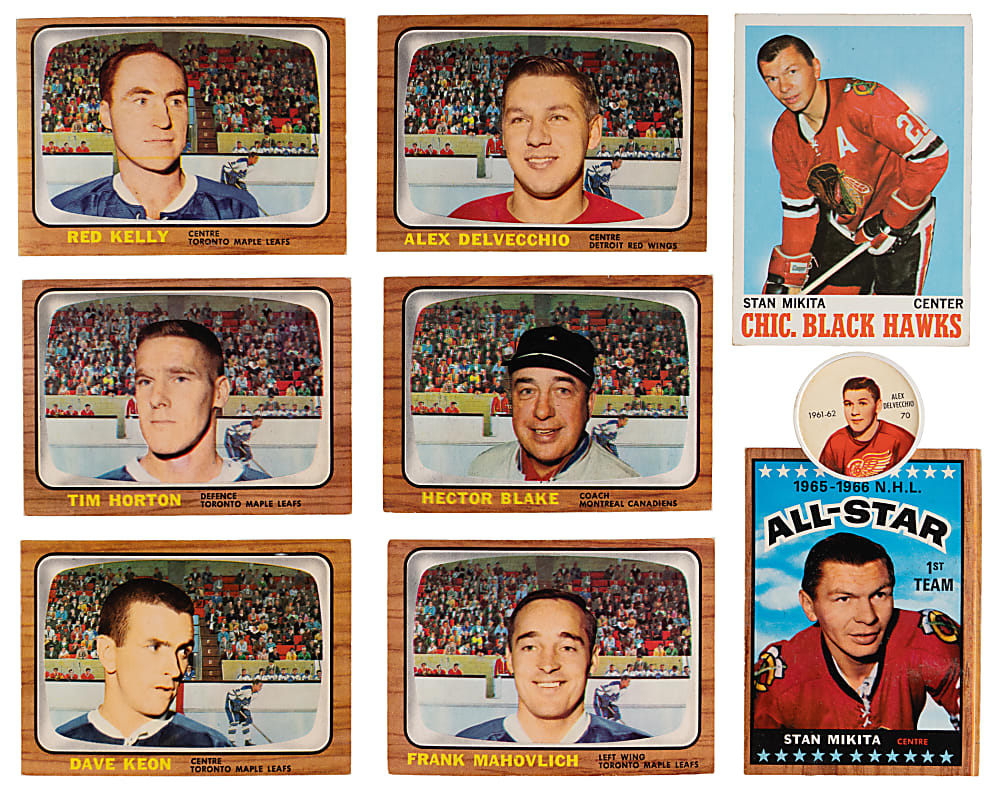 1961-1978 Hockey Shoebox Collection (326) with Stars